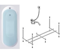 Ванна 3в1 ROHA Timo 170х70 ванна каркас сифон ROHA1770-KT17-SPV1505