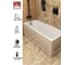 Ванна 3в1 Timo MIKA 150х70: ванна, каркас, сифон MIKA1570-KT15-SPV1505 3