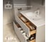 Тумба 1Marka МОНА/Mona 100Н (1010х890х460) 2я агатовый серый раковина Ц0000043674 5