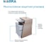 Тумба 1Marka МОНА/Mona 100Н (1010х890х460) 2я агатовый серый раковина Ц0000043674 8