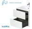Тумба 1Marka МОНА/Mona 60П (610х520х460) 2я белый раковина Ц0000043663 7