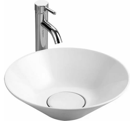 Раковина Teymi D42 artceramic, накладная, с керамической крышкой, белая 00-00256788 1