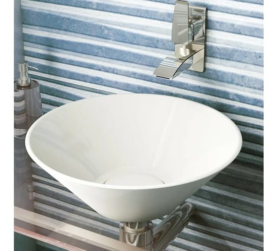 Раковина Teymi D42 artceramic, накладная, с керамической крышкой, белая 00-00256788