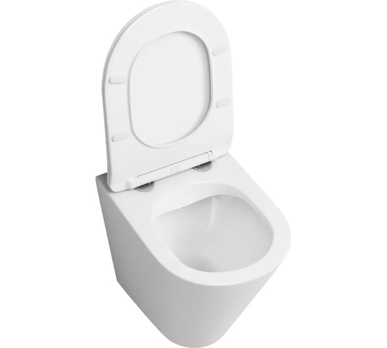 Подвесной унитаз Teymi Solli безободковый, сиденье микролифт T40201 ЦБ-00259927