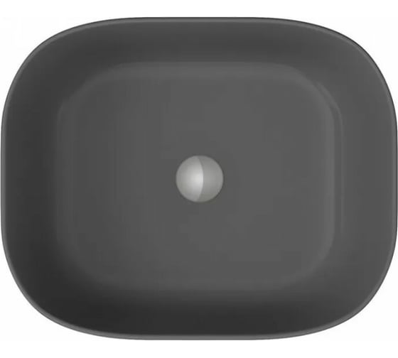 Раковина Teymi Solli 50 artceramic, накладная, темно-серый матовый ЦБ-00259924