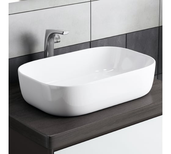 Раковина Teymi Solli 60 artceramic, накладная, белая 00-00256785