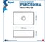 Раковина Teymi Helmi Mini 38 artceramic, накладная, белая 00-00256775 4