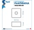 Раковина Teymi Helmi Mini 24 artceramic, накладная, белая 00-00256778 4
