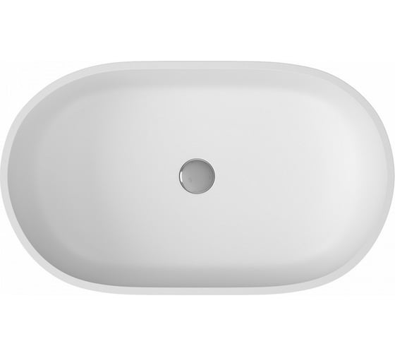Раковина Teymi Iva 55 teygranit овальная, накладная, белая матовая 00-00256776