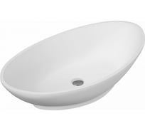 Раковина Teymi Lori 62 teygranit овальная, накладная, белая матовая 00-00256779