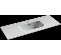 Раковина мебельная накладная Sancos Compact 1010x395x175, цвет белый CN7027
