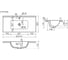 Раковина мебельная накладная Sancos Compact 810x395x170, цвет белый CN7026 4