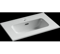 Раковина мебельная накладная Sancos Compact 710x395x170, цвет белый CN7029