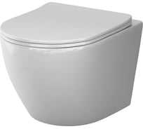 Подвесной унитаз AM.PM Like AquaSpin 2.0 с сиденьем микролифт C801901SC