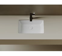 Раковина встраиваемая снизу Ceramicanova Era, с отверстием слива-перелива, 460×348×213 мм, белая CN15002