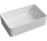 Раковина накладная Ceramicanova Element со смещенным сливом, 485×304×135 мм, белая CN5050 1