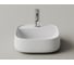 Раковина подвесная Ceramicanova Fonte с отверстием под смеситель, 500×420×145 мм, белая CN5051 3