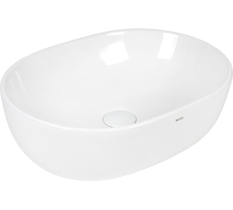 Раковина накладная овальная 48,5х35х13,5см белая BOND S59-490