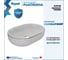 Раковина для ванной накладная Solli 48 орнамент Teymi T50389 ЦБ-00285903 5