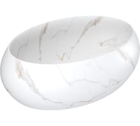 Раковина для ванной накладная Laina 48 белый мрамор Teymi T51307 ЦБ-00285904