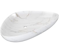Раковина для ванной накладная Ellie W 60 белый мрамор Teymi T50593 ЦБ-00285897