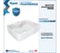 Раковина накладная для ванной Teymi Helmi S 48, белый мрамор T50284 ЦБ-00285899 5