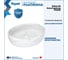 Раковина для ванной накладная Valma 50 белый мрамор Teymi T53103 ЦБ-00285900 3