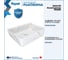 Раковина для ванной накладная Helmi 50 белый мрамор Teymi T50281 ЦБ-00285901 4