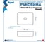 Раковина для ванной накладная Helmi 50 белый мрамор Teymi T50281 ЦБ-00285901 12