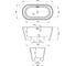 Ванна акриловая отдельностоящая Wellsee Shell, 170×75 см, глянцевый белый 281703000 5