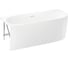 Ванна акриловая пристенная Wellsee Belle Spa 2.0, 170×75 см, глянцевый белый 235804000 2