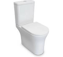 Унитаз-компакт безободковый WAVE RING Tornado3.0 гор,ниж,2-кн.арм,дюро,м/л,быстр,БЕЛЫЙ глянец 557909