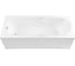 Ванна акриловая Aquanet DALI 160×70 см, гидромассаж 6 форсунок 50 см латунный, слив-перелив двойной, ножки 00342538 2