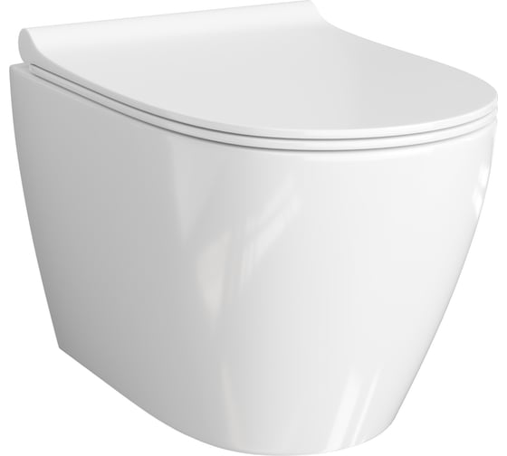 Унитаз с крышкой WasserKraft Mindel 2 в 1, арт. H002.E034 1