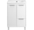 Тумба напольная Brevita RISACCA White - 60, 2 дверцы, 1 ящик, матовая эмаль + раковина УТ000027935 1
