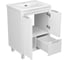 Тумба напольная Brevita RISACCA White - 60, 2 дверцы, 1 ящик, матовая эмаль + раковина УТ000027935 3