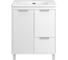 Тумба напольная Brevita RISACCA White - 70, 2 дверцы, 1 ящик, матовая эмаль + раковина УТ000027937 1