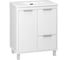 Тумба напольная Brevita RISACCA White - 70, 2 дверцы, 1 ящик, матовая эмаль + раковина УТ000027937 2