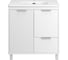 Тумба напольная Brevita RISACCA White - 80, 2 дверцы, 1 ящик, матовая эмаль + раковина УТ000027938 7