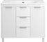 Тумба напольная Brevita RISACCA White - 90 2 дв. 3 ящ. мат. эмаль + раковина УТ000027939 1