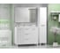 Тумба напольная Brevita RISACCA White - 90 2 дв. 3 ящ. мат. эмаль + раковина УТ000027939 2