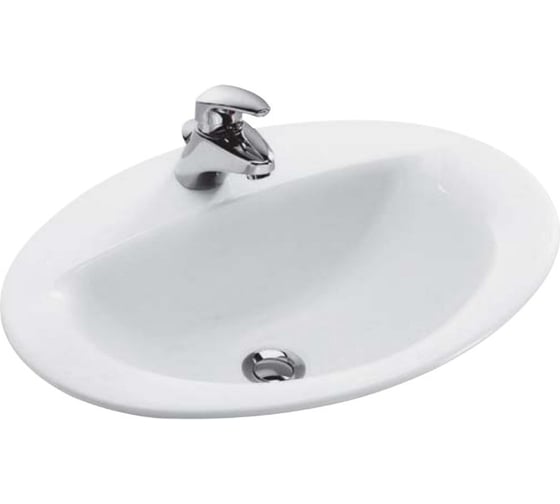 Раковина JACOB DELAFON ODEON/PATIO 56x43 см, белая E4155-00 1