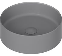 Раковина EQUIL 110А, накладная, темно-серая, 110AМDH EQUIL
