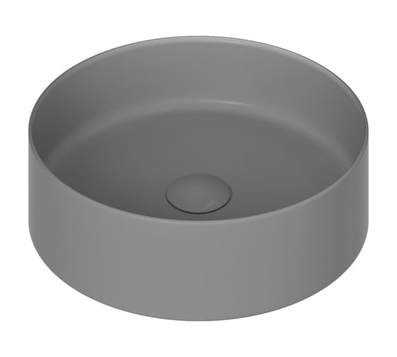 Раковина EQUIL 110А, накладная, темно-серая, 110AМDH EQUIL 1