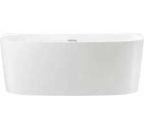 Акриловая ванна пристенная Wellsee Belle Spa 2.0, 160x75 см, цвет глянцевый белый 235801000