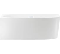 Акриловая ванна пристенная Wellsee Belle Spa 2.0, 160x75 см, цвет глянцевый белый 235803000