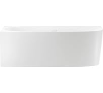 Акриловая ванна пристенная Wellsee Belle Spa 2.0, 170x75 см, цвет глянцевый белый 235805000