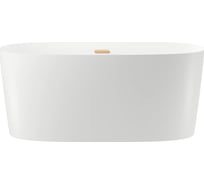 Акриловая ванна отдельностоящая Wellsee Calin, 140 x 70 см, цвет глянцевый белый 230201000
