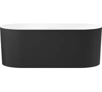 Акриловая ванна отдельностоящая Wellsee Chalice Perfection, 166 x 77 см, цвет матовый черный 230603000