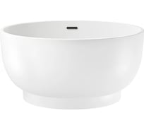 Акриловая ванна отдельностоящая Wellsee Crepe de France, 130 x 130 см, цвет глянцевый белый 236701000